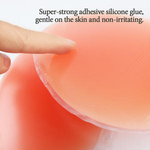 水滴型洗えるシリコン製ヒップアップパッド、女性用見えないお尻パッド - Product Image 3