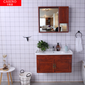 Mueble de tocador, barato, montado en la pared, para baño, tocador de lavabo, <span class=keywords><strong>muebles</strong></span> de color madera, granito, baño lavamanos - Product Image 2