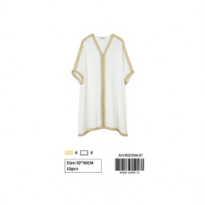 HDJ Women's Summer Beach Cover-up Dress Casual Swimwear Tunic Bathing Suit <b>Sarong</b> W21054-37 - Product Image 3