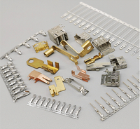 Kit de bornes à sertir personnalisées, cosses de câble en cuivre étamé non isolées, connecteurs de câble de batterie AWG 10 8 6 4, goujon 1/4 5/16