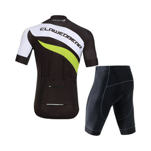 Sporty Fluo Green <b>Cycling</b> Suit Unisex Wind Resistant Jersey Shock <b>Pad</b> <b>Shorts</b> Mountain Bike Adventure High Visibility Kit - Product Image 2