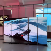 Solution d'affichage portable LED GOB P2.5 4K avec étanchéité IP65 pour les magasins, les expositions et les espaces commerciaux
