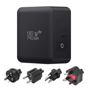 <span class=keywords><strong>Chargeur</strong></span> rapide USB-C PD 3.1 GaN 140W avec prises murales détachables AU, US, UK et EU pour <span class=keywords><strong>Apple</strong></span> iPhone, <span class=keywords><strong>MacBook</strong></span>, téléphone, ordinateur portable - Product Image 1