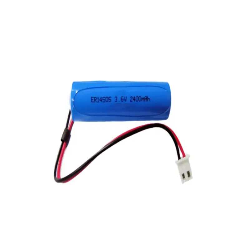 Er14505 ls14500 AA Kích thước 3.6V 2400mAh 2700mAh lisoci2 chính pin lithium gói với dây, kết nối