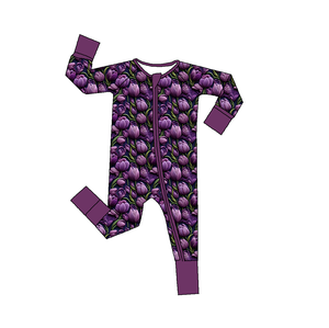 Rts, Oferta, ODM, Mameluco de Bambú con Estampado Otoñal para Bebé, con Cierre de Dos Vías, Unisex - Product Image 4