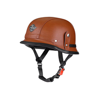 Casque de moto rétro de style allemand, en ABS, demi-casque sans visière pour femmes et hommes, casque vintage