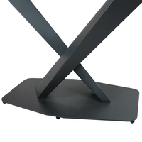 Vente directe d'usine sur pieds de meubles en métal table de restaurant moderne cadre de table en fer robuste et durable