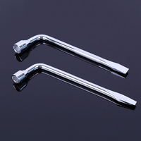 Clé à écrous hexagonale en forme de L pour pneus de voiture et de camion, douille à écrous, outil de démontage de pneus de voiture, douille à écrous