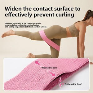 Fascia Elastica per Sollevamento Fianchi, per <span class=keywords><strong>Fitness</strong></span> e Yoga, Uso Domestico, Antiscivolo, Larga ed Elastica - Product Image 2