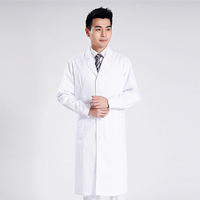 Haute qualité blanc médecin chemisier robe en gros infirmière laboratoire manteaux qualité hôpital uniformes