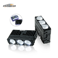 Projecteur Bi-LED à Haut Rendement, Conception OEM/ODM Prise en Charge, Phare de Voiture LED Étanche 6500K pour Grille, Éclairage Automobile