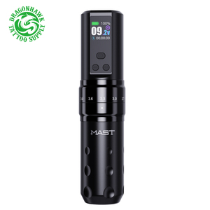 Dragondawk mast gấp 2 Pro mast đột quỵ không dây có thể điều chỉnh 2.4-4.2mm Máy xăm bút Thời gian làm việc 5-7 giờ - Product Image 1