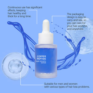 Siero per la Ricrescita dei Capelli con Peptidi di Rame Blu GHK-Cu, Etichetta Privata - Product Image 3