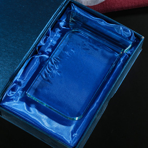 Cadre photo vierge personnalisé en verre cristal avec gravure laser, trophée vierge - Product Image 5