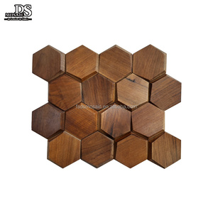 Xương cá hình dạng gỗ tự nhiên tường khảm nghệ thuật phòng khách phòng ngủ nền tường khảm gỗ gạch - Product Image 4