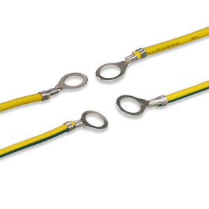 OT8.2 Ring Terminal Wire 2-Core Copper Lug Connector Fire Retardant For LED Applications - Product Image 1