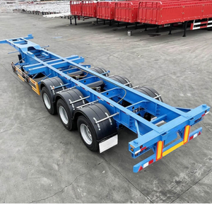 Semirimorchio Chassis Portacontainer a Tre Assi con Collo d'Oca per Container da 20FT, 40FT, 53FT - Product Image 5