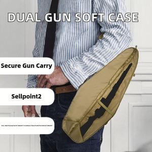 Factory Soft Oxford Outdoor Tactical Equipment <b>Carry</b> <b>Case</b> Adjustable Strap Dual Zipper Storage Bag - Product Image 5