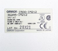 Módulo de Entrada C500-IM212 3G2A5-IM212 para Adquisición de Señales PLC