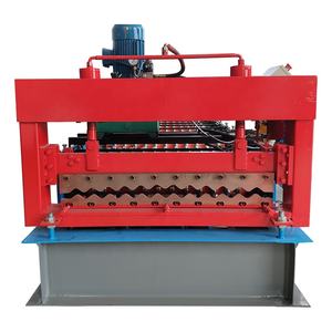 Máquina de fabricación de azulejos de techo de aluminio, perfil de acero galvanizado, hoja corrugada, rollo - Product Image 3