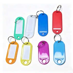 Etiquetas para Llaves WINTEX - 100 Piezas - Anillos para Llaves, Etiquetas de Plástico Duraderas, Porta Llaves Rectangulares Coloridos, Organizadores para Viajes y Mascotas - Product Image 2