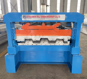Galvanizli Çelik Yumuşak Çelik Döşeme Levhası Rulo Şekillendirme Makinesi - Product Image 3