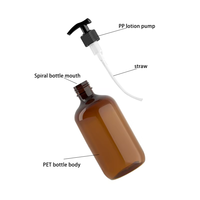 Bouteille de rangement en verre YaFu en gros avec pulvérisateur et coffret cadeau pour savon, shampoing, bain moussant, logo personnalisé