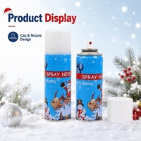 Kişiselleştirilmiş Düğün Noel Kar Spreyi Parti Süsü Beyaz Kar Köpüğü Spreyi