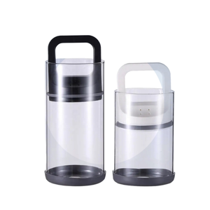 High Borosilicate Glass Sealed Jar Classic Design Vacuum Preservation for Nut Candy <b>Snack</b> Kitchen Camping Food Storage <b>Container</b> - Product Image 1