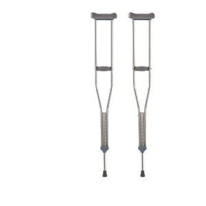 Béquilles sous-bras Ji Hengxin en acier inoxydable télescopiques et réglables pour la rééducation - Product Image 5