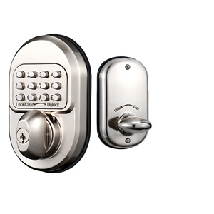 Keyless nhập <span class=keywords><strong>deadbolt</strong></span> khóa cửa sabbath/shabbos khóa hợp kim kẽm thương mại cấp 1 <span class=keywords><strong>Rekeyable</strong></span> 100% cơ khí điện năng thấp - Product Image 1