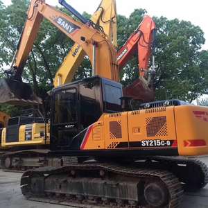 รถขุดตีนตะขาบมือสอง Sany SY215C-9 สำหรับขาย, รถขุดตีนตะขาบมือสอง Sany 20 ตันในเซี่ยงไฮ้ - Product Image 4