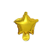 Ballons en aluminium de 5 pouces, couleur unie, motif cœur de dessin animé et étoile à cinq branches, pour événements commerciaux, fêtes d'anniversaire, décoration de mariage