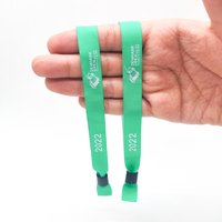 Usine Offre Spéciale bracelets en tissu personnalisé coloré et résistant bracelet pour festival