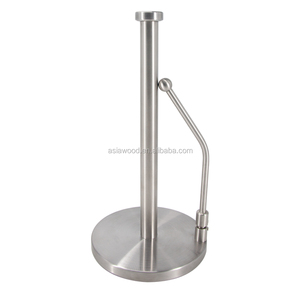 रसोई धातु पेपर रोल धारक खड़े कागज तौलिया धारक - Product Image 3