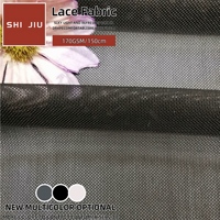 Tissu en maille extensible et ajouré 88% nylon + 12% élasthanne pour sous-vêtements et caleçons sexy, tissu en maille polyester nylon élasthanne