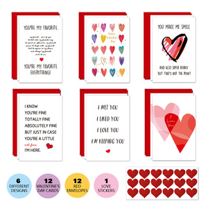 <strong>Valentine's</strong> <strong>Day</strong> <strong>Card</strong> Birthday Greeting <strong>Card</strong> Love Heart Beat New Blessing Small Custom <strong>Card</strong>