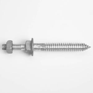 Tornillo de suspensión de cable Quan Pham B de alta calidad galvanizado según ASTM A-153, cuerpo de tuerca-ajustador forjado de 5/8" de diámetro - Product Image 5