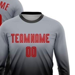 Maillot de football respirant à séchage rapide à manches longues, dégradé, léger, haute performance, pour l'entraînement - Product Image 4