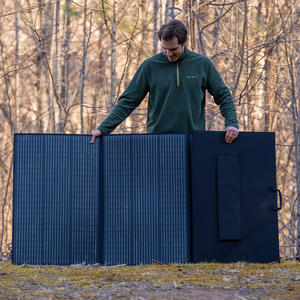 แผงโซลาร์เซลล์พับได้ 350W สำหรับเครื่องกำเนิดไฟฟ้าแบบพกพา PV350 แผงโซลาร์เซลล์พับได้ PV350 - Product Image 3