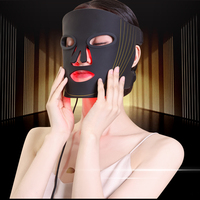 Dispositivo de Belleza LED Yanxer, Máscara Facial de Terapia de Luz Roja Ems para el Hogar, 4 Colores, Antiarrugas, Rejuvenecimiento de la Piel