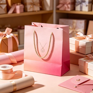 Bolsas de Regalo de Papel con Logotipo <span class=keywords><strong>Personalizado</strong></span> en Relieve Dorado, Bolsas de Compras Portátiles para Minoristas - Product Image 3