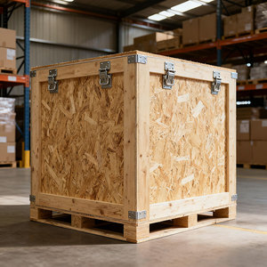 Tablero <span class=keywords><strong>OSB</strong></span> Crudo <span class=keywords><strong>1220x2440</strong></span> 2600, Tablero de Fibras Orientadas, Panel de Madera Resistente a la Humedad, Paneles de Piso <span class=keywords><strong>OSB</strong></span> para Cajas y Contenedores - Product Image 1