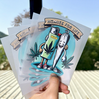 Offre Spéciale : Autocollants Thermocollants Personnalisés à Motifs Végétaux en PET pour T-shirts et Vinyle Flexible