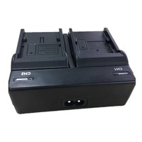 Harga Pabrik Pengisi Daya Baterai Kamera DSLR Universal AC dengan Dual Card Board untuk LP-E5/E6/E8/E10/E12/E17