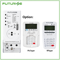 Compteur d'énergie prépayé monophasé SplitType STS avec clavier CIU externe RF/PLC anti-vol d'électricité pour les ensembles résidentiels au Kenya