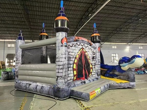 Vente flash - Château gonflable pour enfants <span class=keywords><strong>de</strong></span> qualité commerciale, en forme <span class=keywords><strong>de</strong></span> dragon, avec bâche en PVC <span class=keywords><strong>de</strong></span> 0,55 mm, qualité supérieure et bon prix - Product Image 3