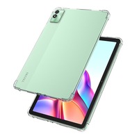 Pour Tecno Megapad 11 étui transparent, transparent mince antichoc coussin d'air coin souple coque arrière en TPU pour Tecno Megapad 11"