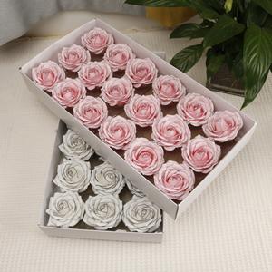 Cadeau de mariage pour la Saint-Valentin Chansons Rose Savon Fleur Black Edge Rose Fleur éternelle Savon en boîte séchée - Product Image 2