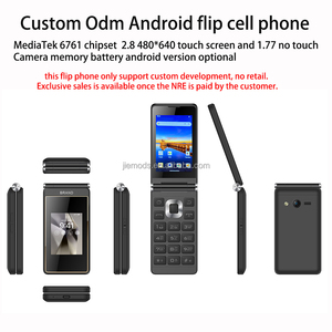 Téléphone à <span class=keywords><strong>clapet</strong></span> Android personnalisé OEM ODM avec clavier, <span class=keywords><strong>4G</strong></span> LTE débloqué, pour les marchés américain AT&T, Verizon, T-Mobile - Product Image 5